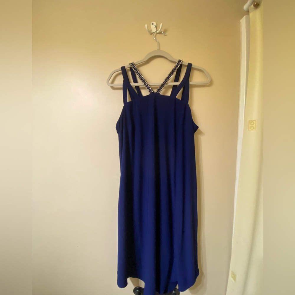 Dress Barn Strapless Sapphire Dress